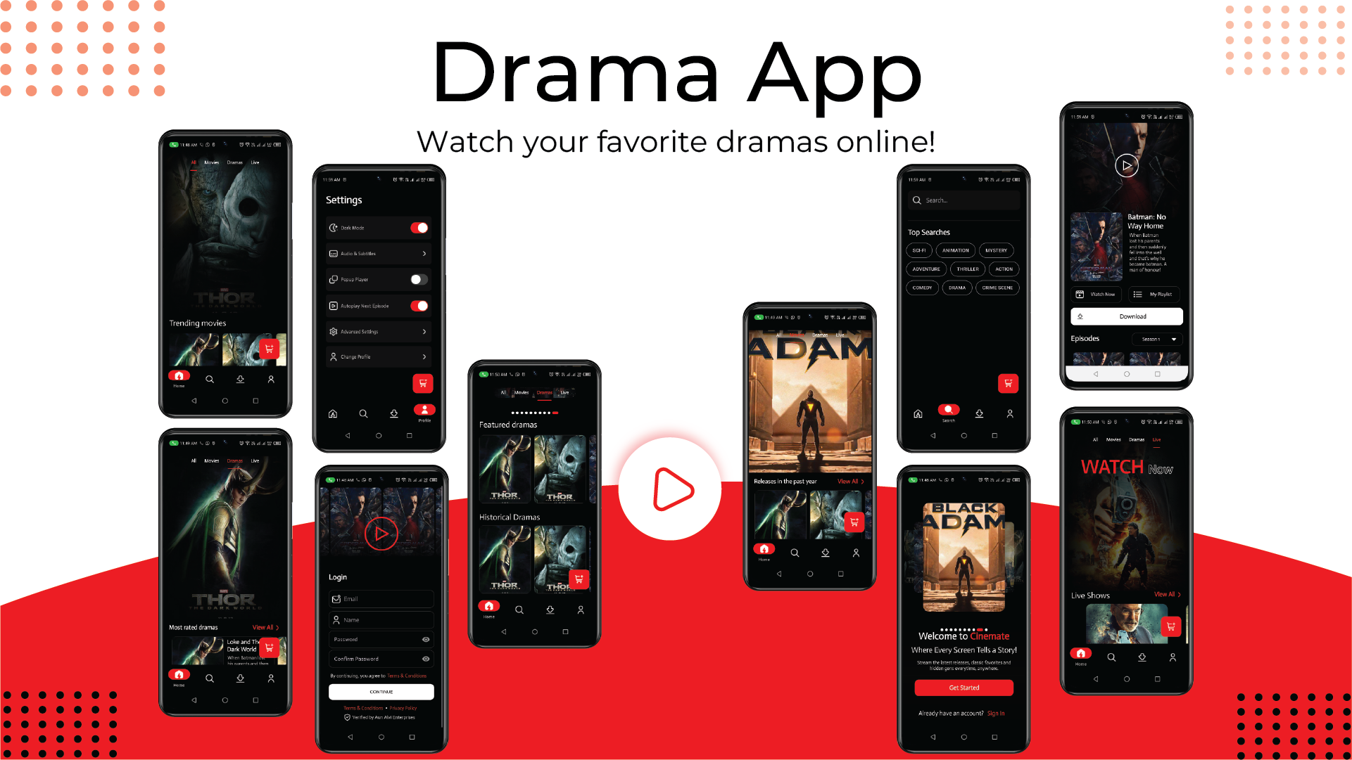 Dramas App Screenshot 2